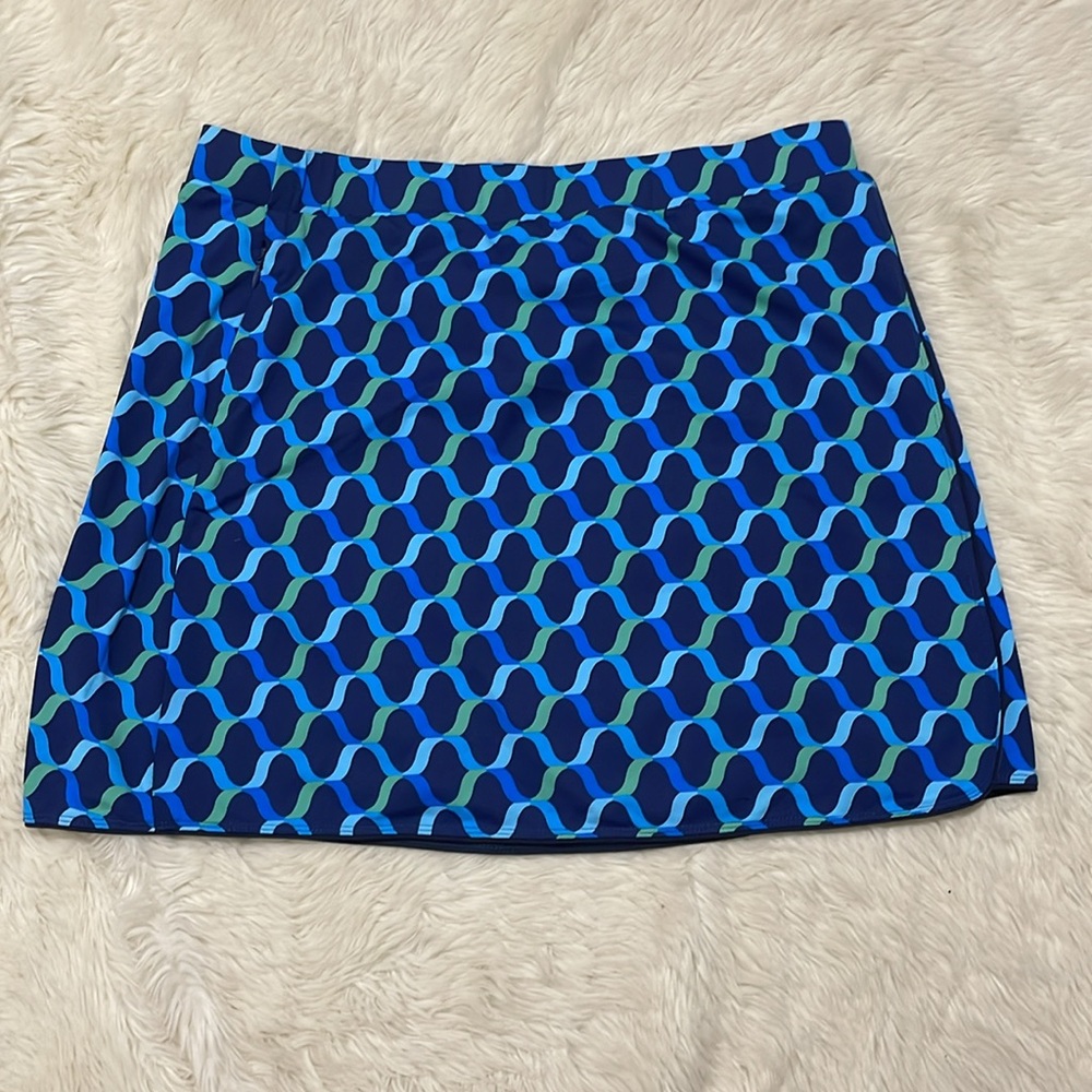 J. McLaughlin Skort, Blue/Green, Women’s Large